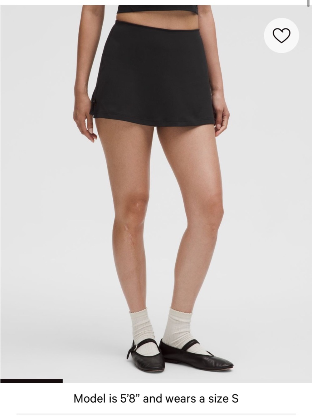 Women’s Black Active Skort